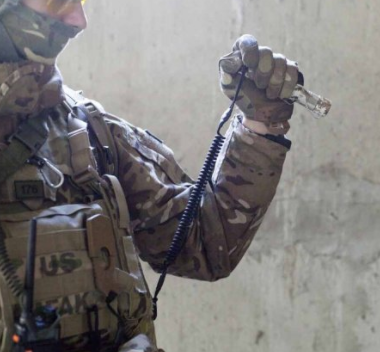 Страхувальний шнур Grand Way S03 з D-кільцем коричневий 