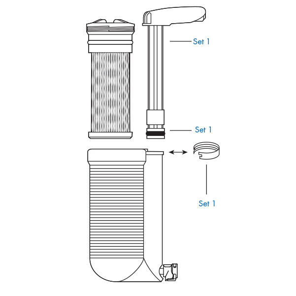 Ручка насоса для фільтра Katadyn Hiker Pro Pump Handle Kit 2 (8018684) 
