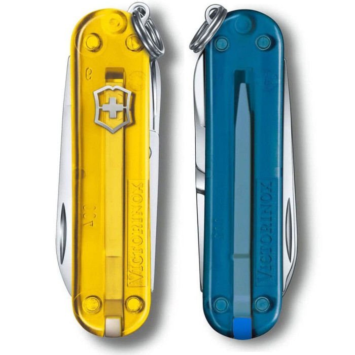 Складаний ніж Victorinox CLASSIC SD UKRAINE жовто-синій 0.6223.T81G.T61 
