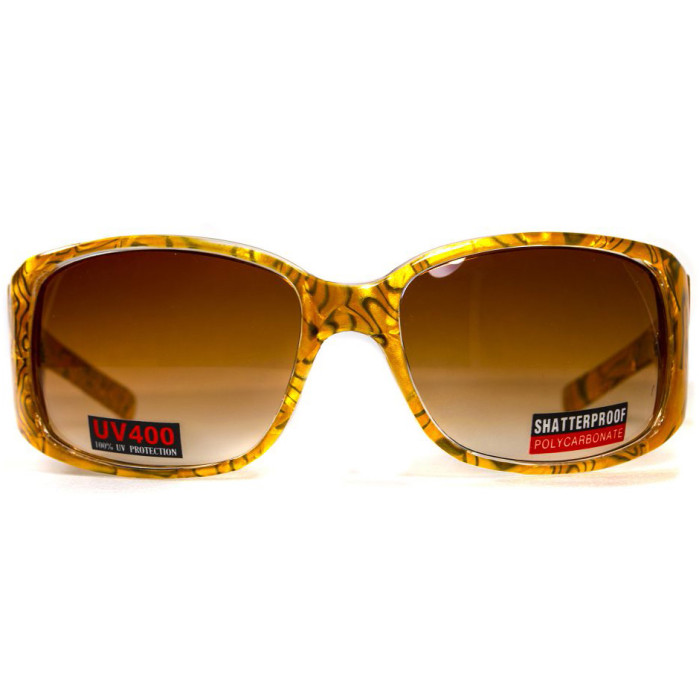 Окуляри Global Vision Tiger Jazz (gradient brown) коричневі з градієнтом 