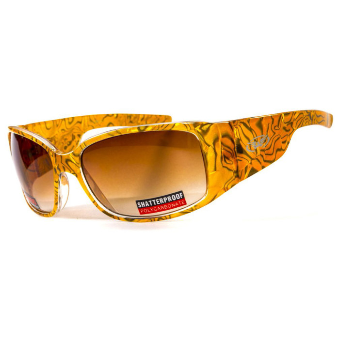 Окуляри Global Vision Tiger Jazz (gradient brown) коричневі з градієнтом 