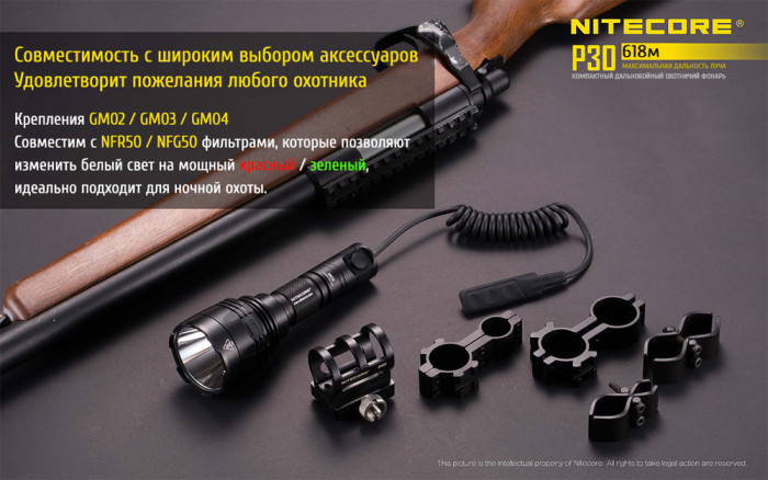 Ліхтар Nitecore P30 