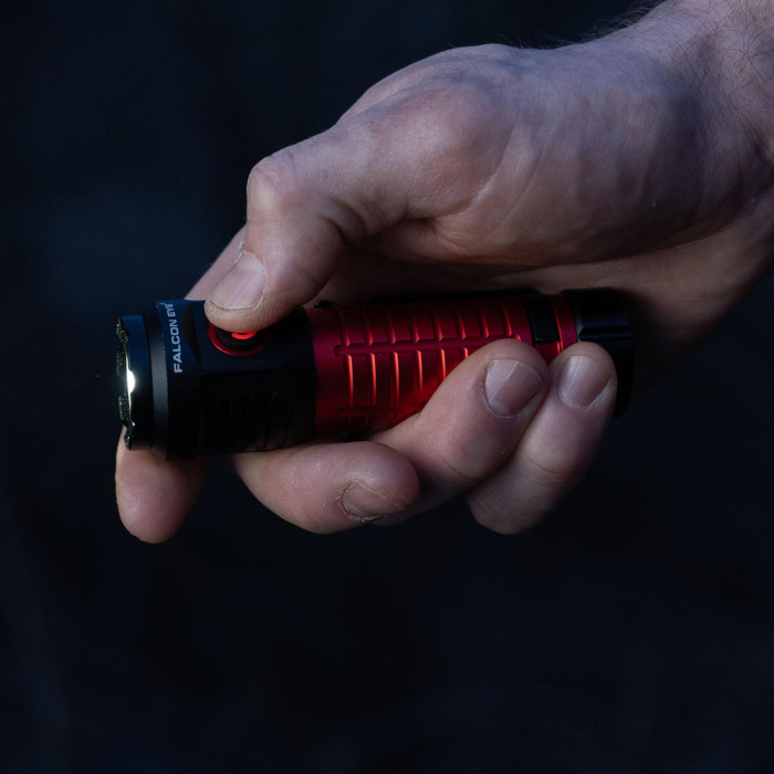 Ліхтар тактичний Falcon Eye Omega 2K (2000 Lm) White/Red LED Magnetic Rechargeable Type-C (FHH0142)