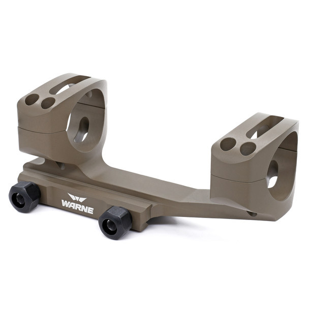 Кріплення-моноблок Warne X-Skeleton Mount. d - 30 мм. Ultra High. Weaver/Picatinny. FDE 