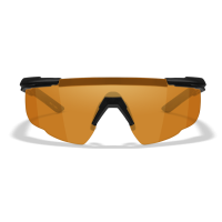 Захисні балістичні окуляри Wiley X SABER ADV помаранчеві лінзи /матова чорна оправа (без кейса)