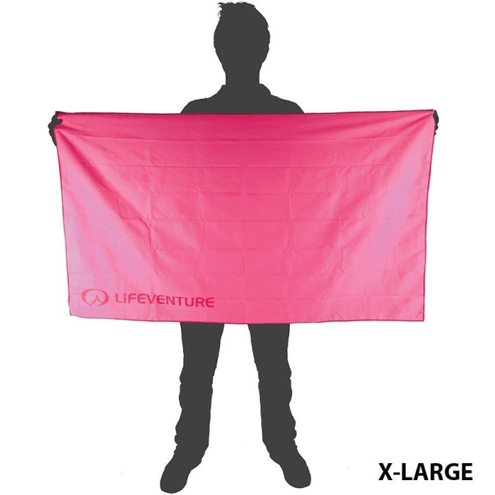 Рушник Lifeventure Soft Fibre Advance pink, Pocket 