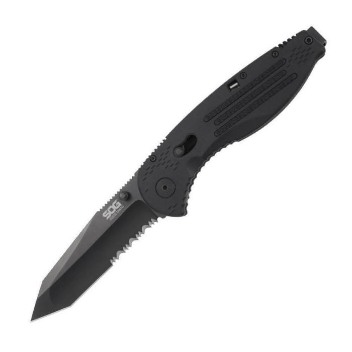 Ніж SOG Aegis Black TiNi, tanto 