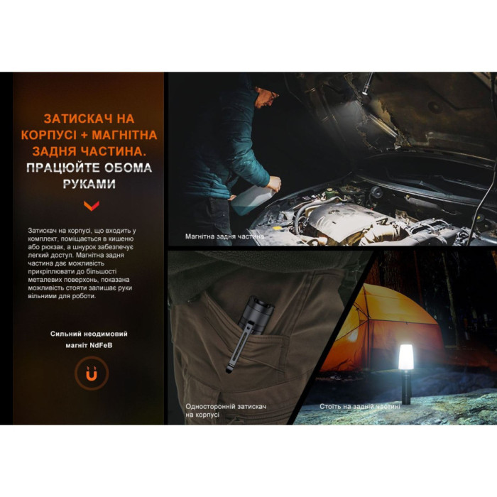 Ліхтар ручний Fenix E35R (Вскрита упаковка / ремонт драйвера / відсутній дифузор) 