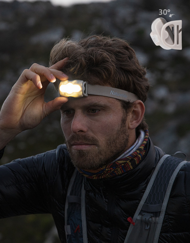 Ліхтар налобний Naturehike Running IP54 600mAh NH18T005-F червоний 