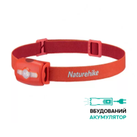 Ліхтар налобний Naturehike Running IP54 600mAh NH18T005-F червоний