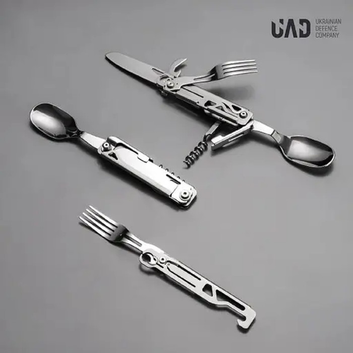 Мультитул туристичний 5 в 1 UAD CampFeast 420 Сталь 