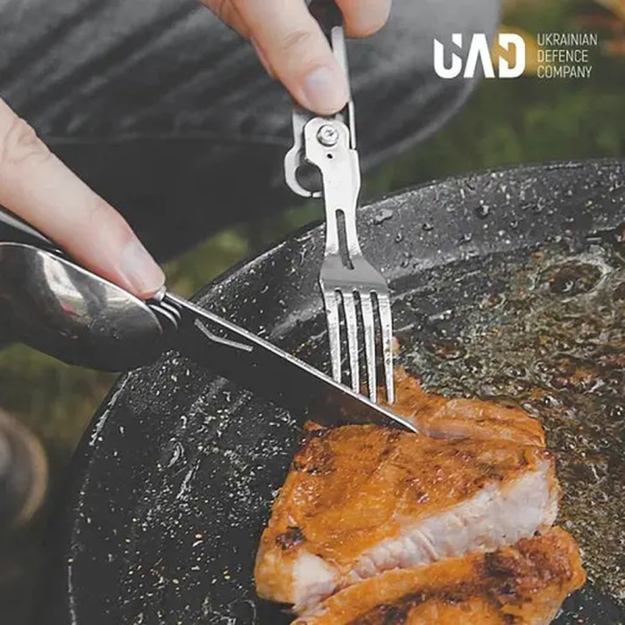 Мультитул туристичний 5 в 1 UAD CampFeast 420 Сталь 