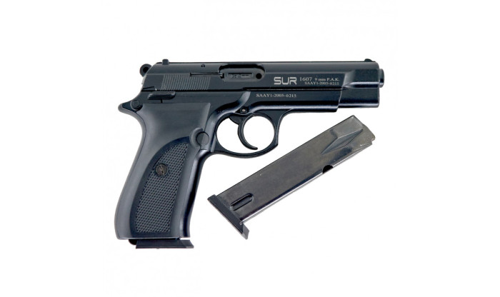 Стартовий пістолет SUR 1607 Black 