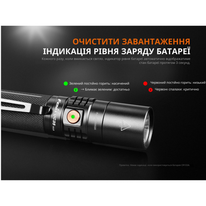 Кишеньковий ліхтар Fenix UC35 V2.0 XP-L HI V3, 1000 люмен 