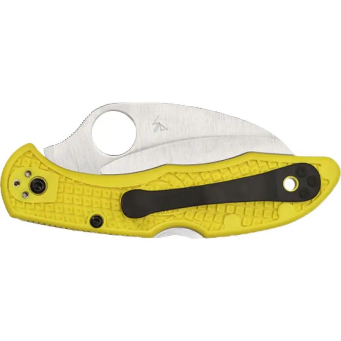 Ніж Spyderco Tasman Salt 2, серейтор yellow (C106SYL2) 