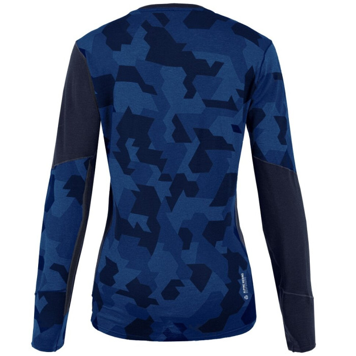 Термофутболка жіноча Salewa CRISTALLO WARM AMR - 40/34 - синя, 42/36 