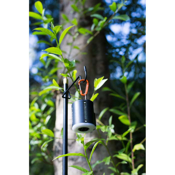 Набір карабінів алюмінієвих Flextail, 3 шт (сірий, помаранчевий, зелений) 