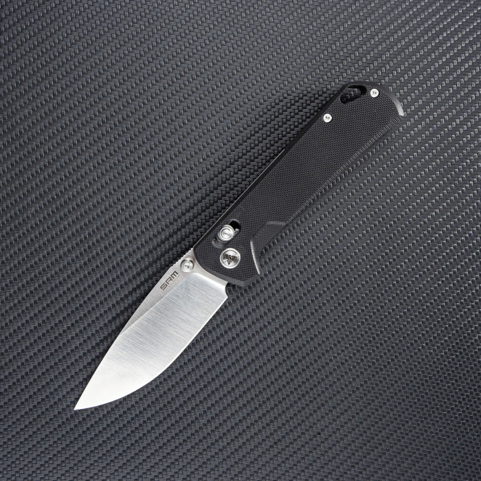 Ніж складаний SRM 168L-GB, чорний 