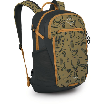 Рюкзак Osprey Axis find the way print/black - O/S - коричневий