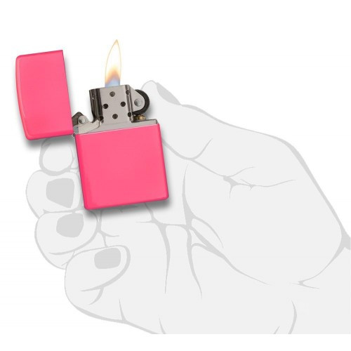 Запальничка Zippo Reg Neon Pink Lighter 28886 