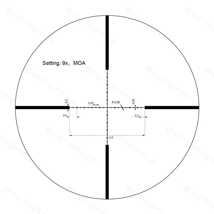 Приціл оптичний Vector Optics C3 3-9x32 (25,4 мм) illum. SFP 