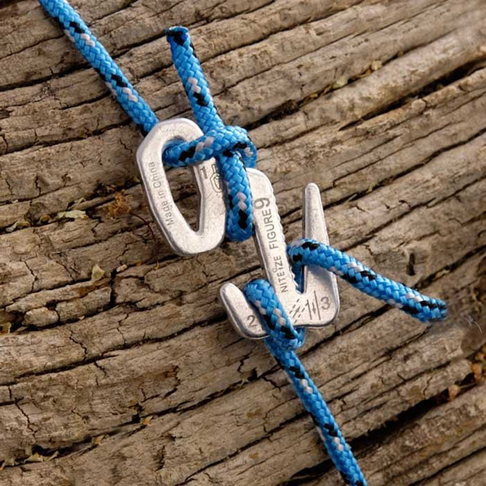 Кріплення троса Nite Ize Figure 9 Small, сіре, (F9S-02-09) 