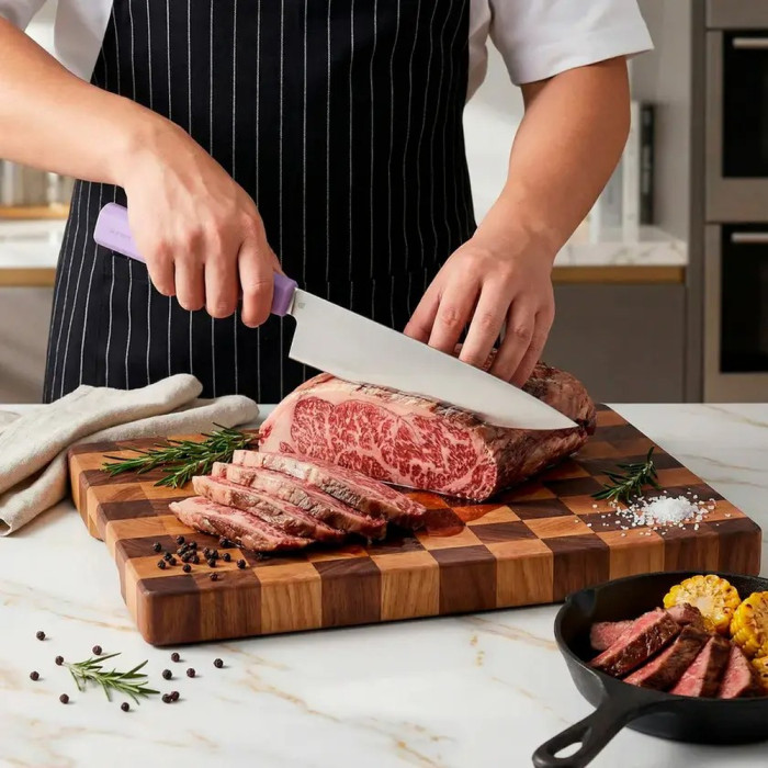 Ніж кухонний Butterfork Chef’s Knife AR-RPM9 ABS Mist Violet 