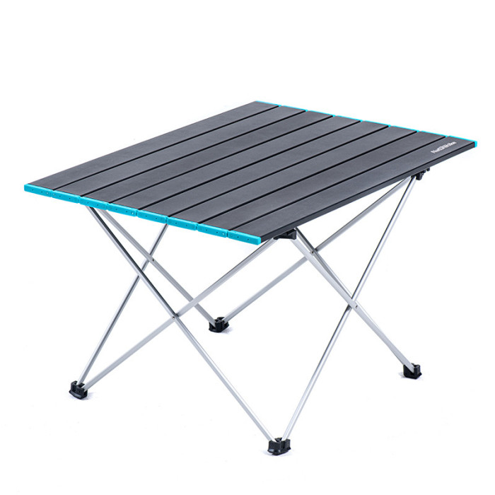 Стіл розкладний Naturehike NH19Z008-Z, алюміній, Розмір L, сірий 