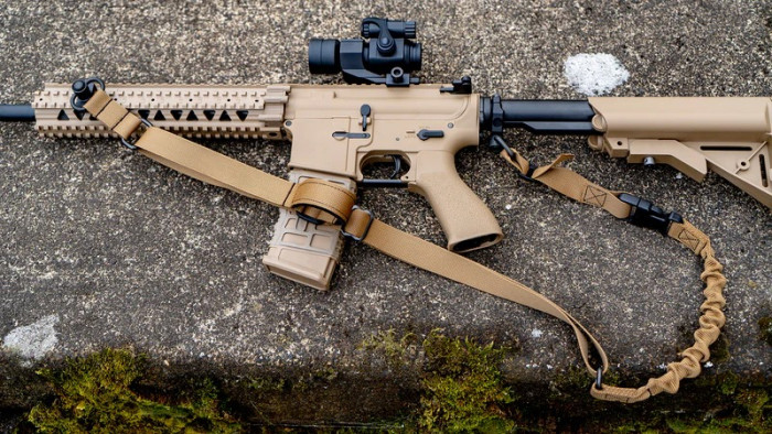 Ремінь двоточковий GrovTec з QD-антабками. coyote 