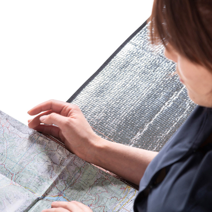 Килимок кемпінговий, каремат Tatonka Alu Seat Mat, Silver (TAT 2988.027) 