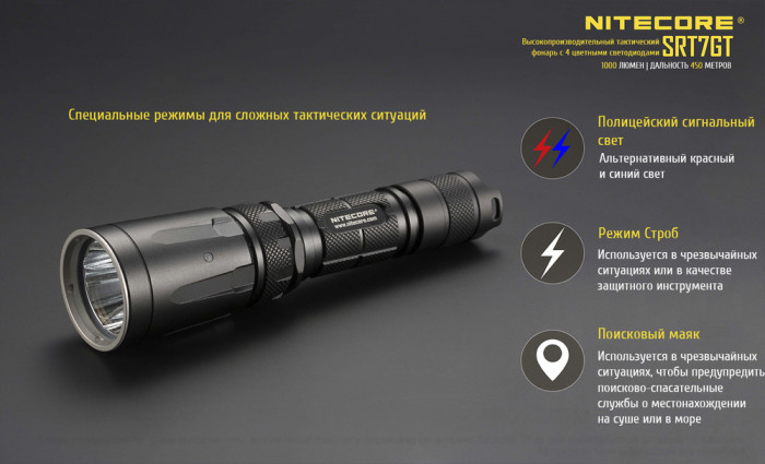 Ліхтар Nitecore SRT7GT 