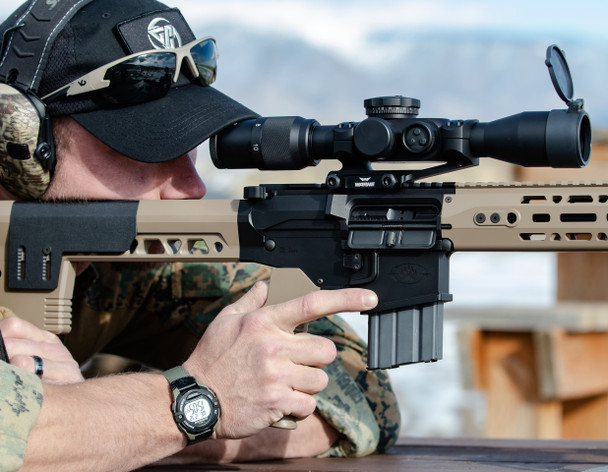 Кріплення-моноблок Warne X-Skeleton Mount. d - 30 мм. Ultra High. Weaver/Picatinny. Green 