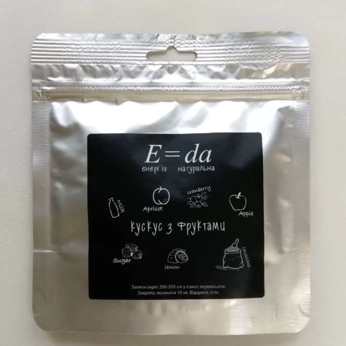 Кускус з фруктами E=da (E=da-10) 
