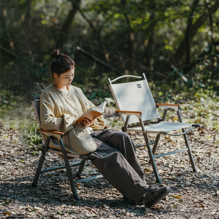 Крісло складане Naturehike CNK2550JJ010, сталь, бежевий 