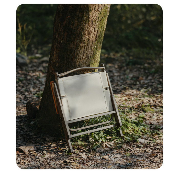 Крісло складане Naturehike CNK2550JJ010, сталь, бежевий 