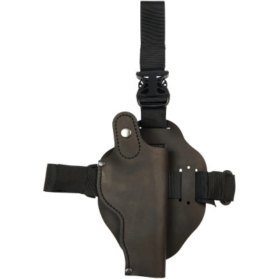 Кобура Ammo Key ILLEGIBLE-1 S Brown на стегно для АПС (KO.IL1.APS.S.02.0)