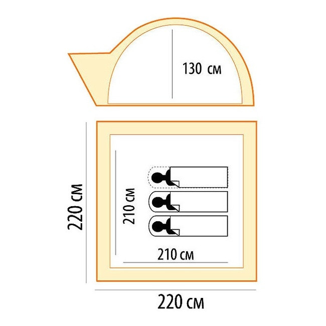 Намет Sol Wonder 3, SLT-006.06 