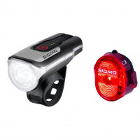 Комплект ліхтарів Sigma Sport Aura 80 USB K-SET (SD17850)