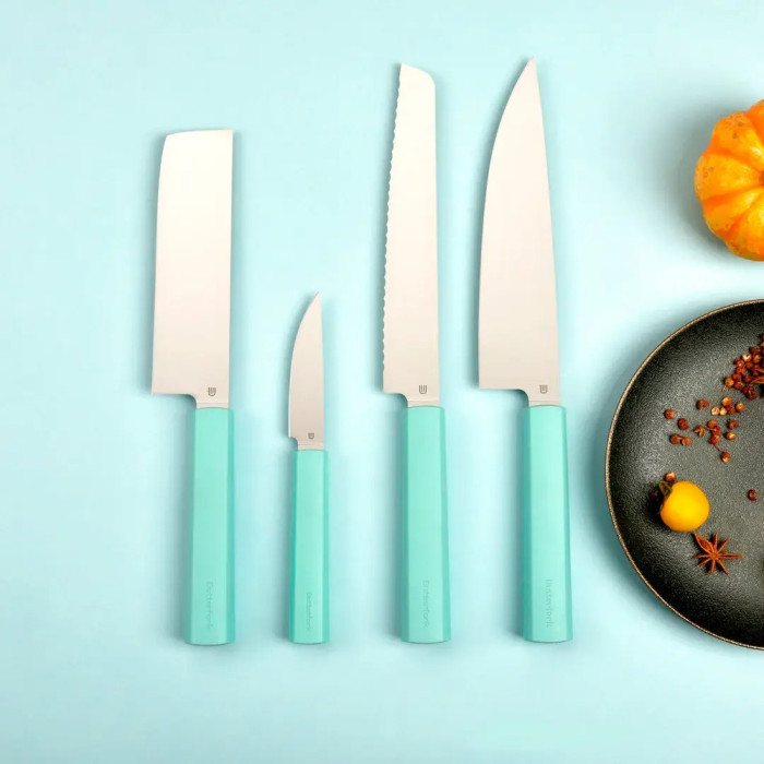 Ніж кухонний Butterfork Chef’s Knife AR-RPM9 ABS Turquoise Green 