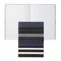 Блокнот для нотаток A6 Hugo Boss Storyline Stripes-синій