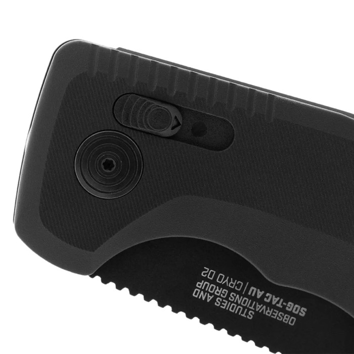 Ніж SOG-TAC AU Black/Partially Serrated (SOG 15-38-02-57) 