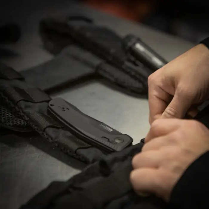 Ніж SOG-TAC AU Black/Partially Serrated (SOG 15-38-02-57) 