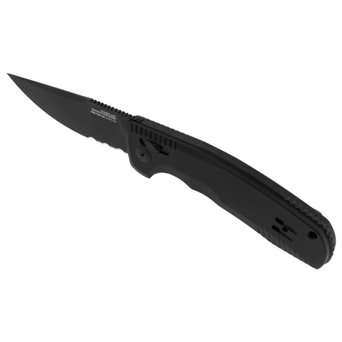 Ніж SOG-TAC AU Black/Partially Serrated (SOG 15-38-02-57) 