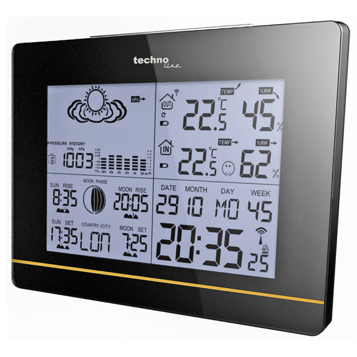 Метеостанція Technoline WS6750 Black (WS6750) 
