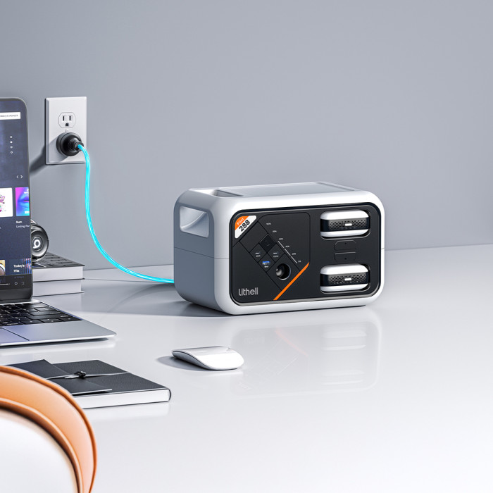 Портативна зарядна станція Litheli FLINT В288, 300Вт, 287 Вт·год + 2 Power Bank 