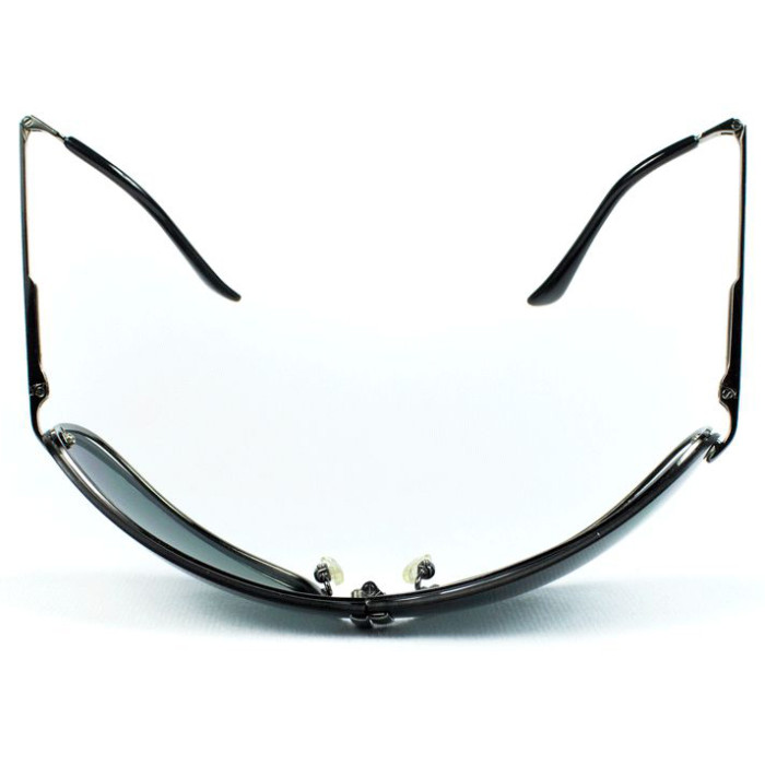 Окуляри Global Vision Transformer (smoke) чорні в металевій оправі 