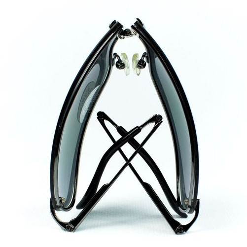 Окуляри Global Vision Transformer (smoke) чорні в металевій оправі 