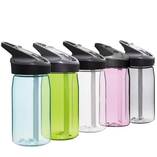 Пляшка для води Laken Tritan Jannu 0,45L (Clear Green) 