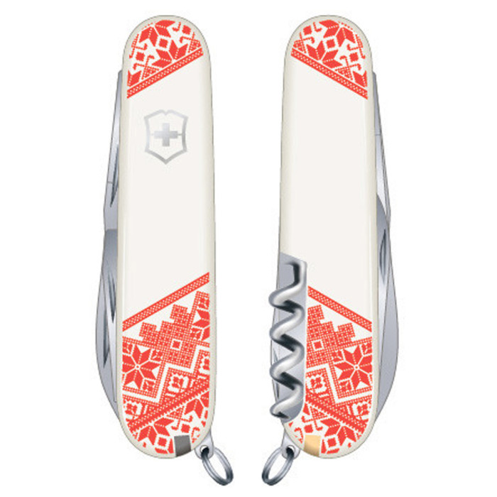 Складаний ніж Victorinox CLIMBER UKRAINE Вишиванка 1.3703.7_T0051r 