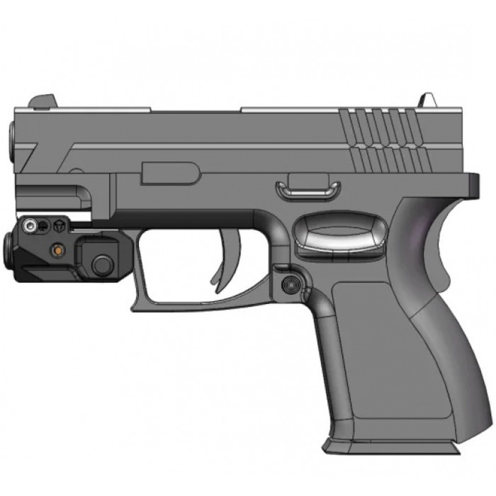 Лазерний цілевказівник Vector Optics Viperay Scrapper пістолетний зелений лазер FDE 